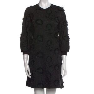 Pearl by Lela Rose Black Long Sleeve Dress